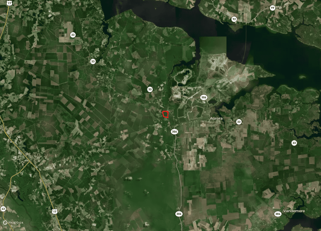153-Acre Timberland for Sale in Edward, NC